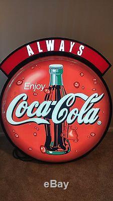 Rare vintage large neon coca cola sign