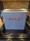 Retro 1950 Vintage USA Aluminum Coca Cola Soda Bottle Cooler Advertising Sign Lg