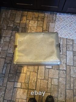 Retro 1950 Vintage USA Aluminum Coca Cola Soda Bottle Cooler Advertising Sign Lg