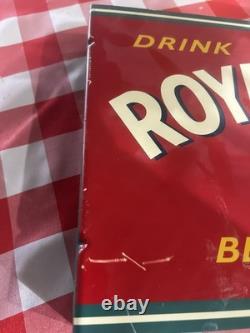 Royal Crown Cola flange sign. Stout sign company. Store display. Nice