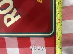 Royal Crown Cola flange sign. Stout sign company. Store display. Nice