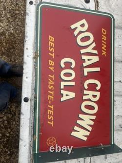 Royal Crown Cola flange sign. Stout sign company. Store display. Nice