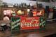 SCARCE 1920s DRINK COCA COLA IN BOTTLES EMBOSSED TIN TACKER METAL DEALER SIGN