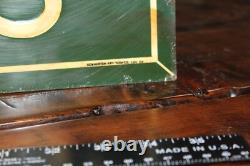 SCARCE 1920s DRINK COCA COLA IN BOTTLES EMBOSSED TIN TACKER METAL DEALER SIGN