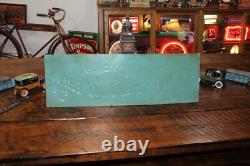 SCARCE 1920s DRINK COCA COLA IN BOTTLES EMBOSSED TIN TACKER METAL DEALER SIGN