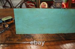 SCARCE 1920s DRINK COCA COLA IN BOTTLES EMBOSSED TIN TACKER METAL DEALER SIGN