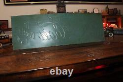 SCARCE 1920s DRINK COCA COLA IN BOTTLES EMBOSSED TIN TACKER METAL DEALER SIGN