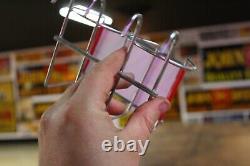 SCARCE 1950s PRENEZ DU COCA COLA PAINTED METAL SHOPPING CART SIGN FRENCH STORE