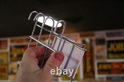 SCARCE 1950s PRENEZ DU COCA COLA PAINTED METAL SHOPPING CART SIGN FRENCH WHITE