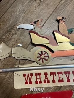 SCARCE c1939 Coca Cola Whatever You Do Advertising Festoon Display Sign