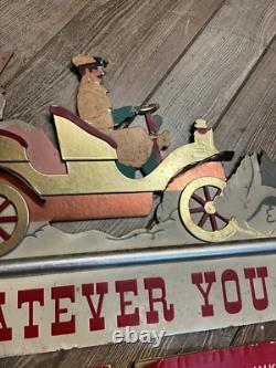 SCARCE c1939 Coca Cola Whatever You Do Advertising Festoon Display Sign