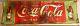 Scarce 1908 Coca Cola sign Early Straight Sided bottles 100% original
