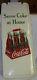 Serve Coke At Home Metal Pilaster 6 Pack Sign 41 X 16 Without Button