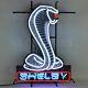 Shelby Cobra Ford OLP Light Car Dealer Garage Neon Sign With Backing 20 by 28