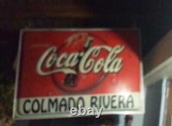 Sign De Coca- Cola Colmado Rivera