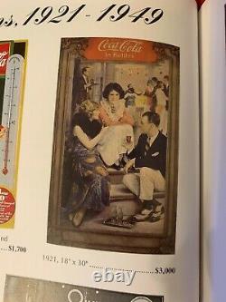 Super rare 1921 Coca Cola Adversting sign paper on cardboard, framed to high