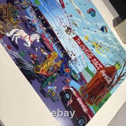 THE INCREDIBLE COCA COLA RACE BY MELANIE TAYLOR KENT SIGNED & Coa #82/250