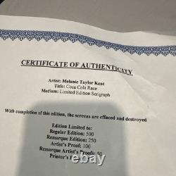 THE INCREDIBLE COCA COLA RACE BY MELANIE TAYLOR KENT SIGNED & Coa #82/250