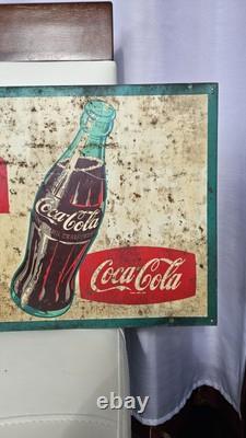 Thai ORIGINAL VINTAGE Coca-Cola Sign