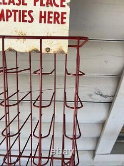 Things Go Better With Coke Bottle Rack & Sign Stand