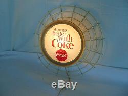 Unique Vintage Coca Cola Things Go Better with Coke Hanging Light Up Sign