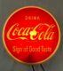 VERY Rare Vintage Coca Cola 10 Button Lighted Sign by Dualite 1950s Minor Wear