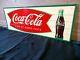 Vintage 1960exceptional Coca Cola Fishtail 32 Bottle Sign. Mint