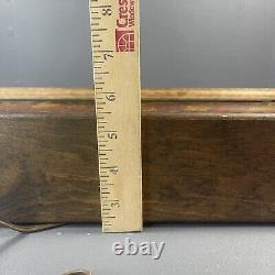 VINTAGE 1970's COCA-COLA MANTEL BAR LIGHT Tested! The RARE Gold With Red Script