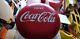 VINTAGE 24 INCH COKE Coca Cola BUTTON SIGN