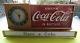 VINTAGE 50's COCA COLA COKE LIGHT UP CLOCK SIGN SODA SHOP DINER VERY NICE WORKS