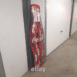VINTAGE COCA COLA LARGE TIN ADVERTISING SIGN 80's Yugoslavia