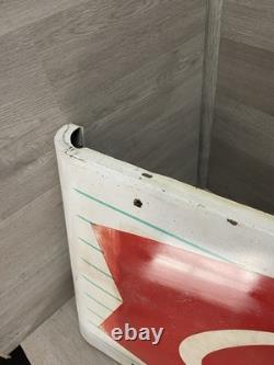 VINTAGE COCA-COLA SIGN OF GOOD TASTE CURVED FISHTAIL SIGN 1950S-60S 43x16