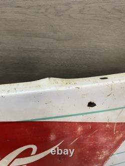 VINTAGE COCA-COLA SIGN OF GOOD TASTE CURVED FISHTAIL SIGN 1950S-60S 43x16