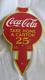 Vintage Coca Cola Steel Sign Take Home A Carton 25cents +deposit 2 Cents/ Bottle
