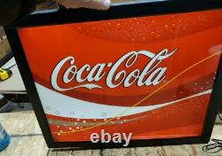 VINTAGE Coca Cola Classic Lighted Sign Display Advertisement
