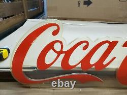 VINTAGE Coca Cola DRINKS classic Movie Theater Sign Display