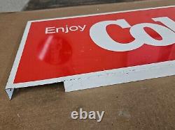 VINTAGE Coca Cola Sign Enjoy Coke A