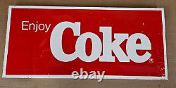 VINTAGE Coca Cola Sign Enjoy Coke B