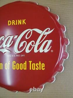 VINTAGE Drink Coca Cola Sign of Good Taste 2005 Bottle Cap Sign
