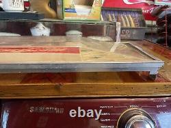 VINTAGE Drink Coca Cola Vending Machine Panel Sign Display