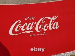 VINTAGE Enjoy Coca Cola Advertising Sign Promotional Hammock