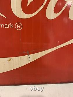 VINTAGE Metal Vintage Coca Cola Sign AM30