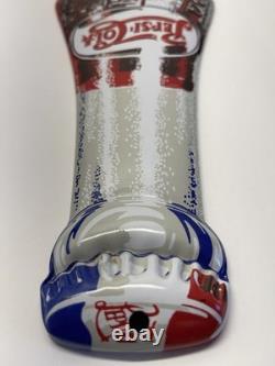 VINTAGE PEPSI-COLA BOTTLE 12x3.5 COCA-COLA SODA POP PORCELAIN GAS OIL AD SIGN