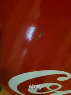 VINTAGE PORCELAIN Coca-cola COKE BUTTON 36 Sign Mint Condition
