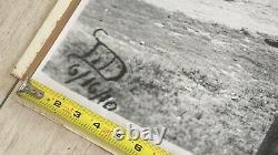 VTG 24x36 B&W Poster Sized PHOTO Image 1910 TRAIN STATION & COCA COLA Signs COA