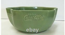 Vernon Kilns Coca Cola pottery bowl 1950s vintage advertising RARE