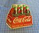 Very Hard To Find Tin Coca-Cola Six Pack, A-M- 1-53 Sign