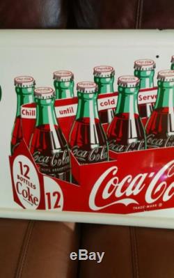 Very rare Pick up 12 Refreshment For All Coke sign