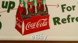 Very rare Pick up 6 Coca Cola sign