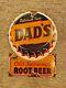 Vintage 1930-40's Ingram Richardson Dad's Porcelain Old Fashioned Root Beer Sign